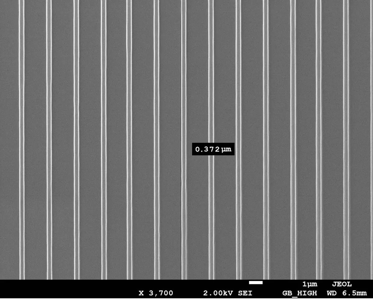 Cr nanowires after lift off